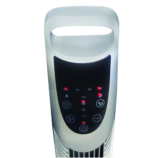 92CM PLASTIC TOWER FAN (SILVER) WITH REMOTE CONTROL - Alva Lifestyle Retail