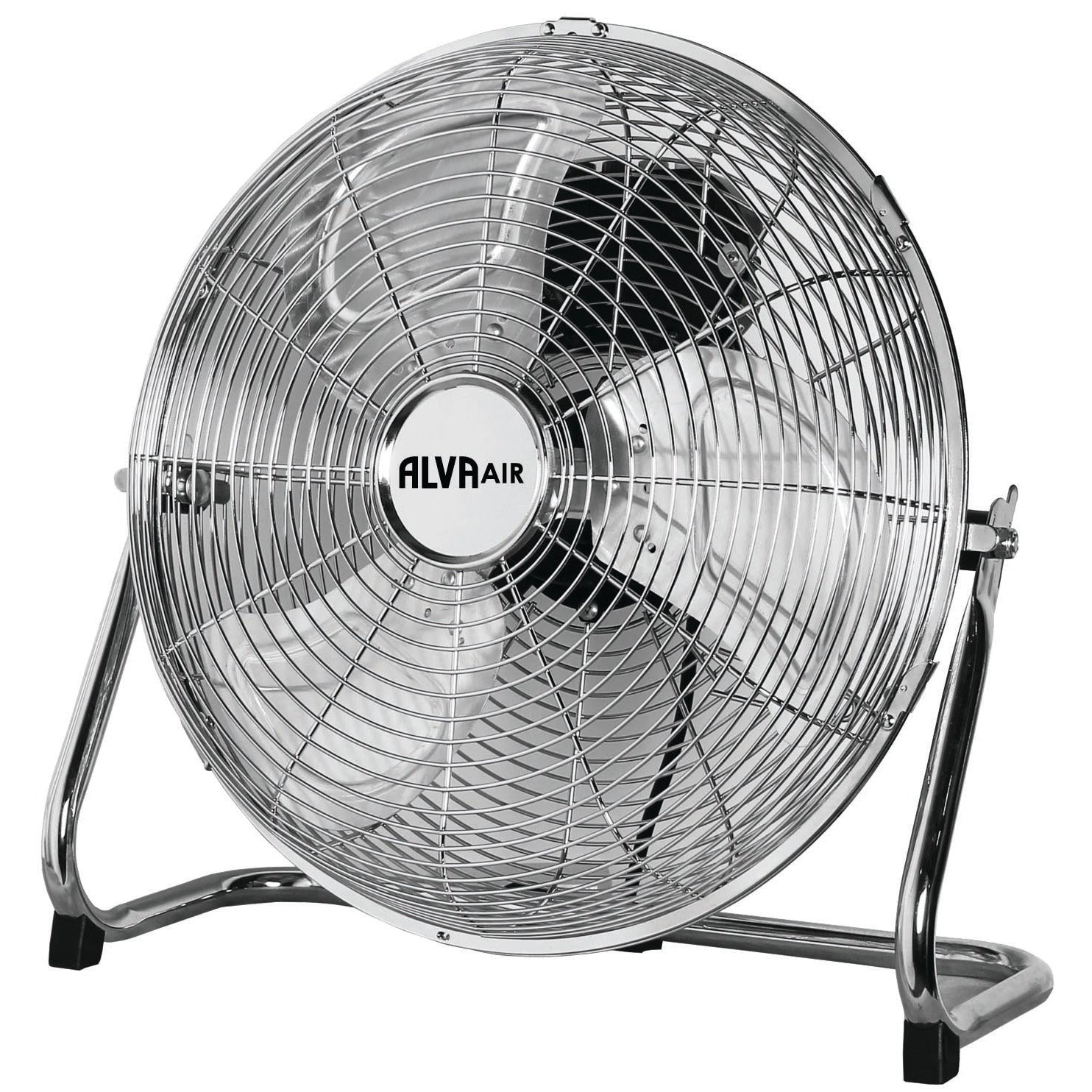 40cm Floor Fan - High Velocity (Chrome Silver)