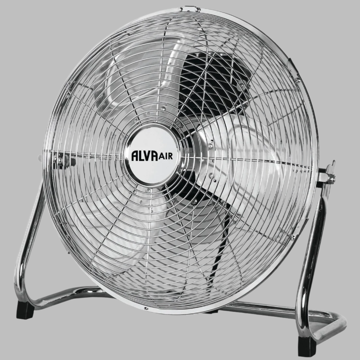 40cm Floor Fan - High Velocity (Chrome Silver)