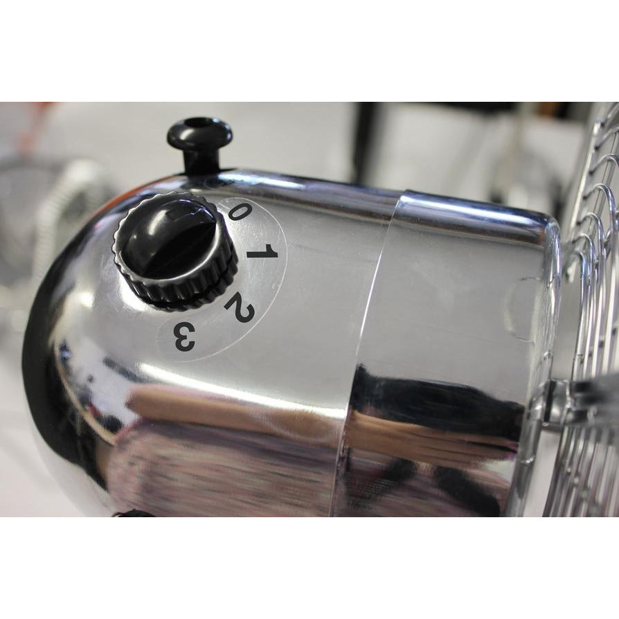 40Ccm CHROME PEDESTAL STAND FAN (SILVER) - Alva Lifestyle Retail