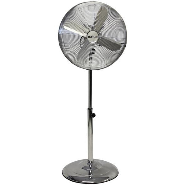 40Ccm CHROME PEDESTAL STAND FAN (SILVER) - Alva Lifestyle Retail