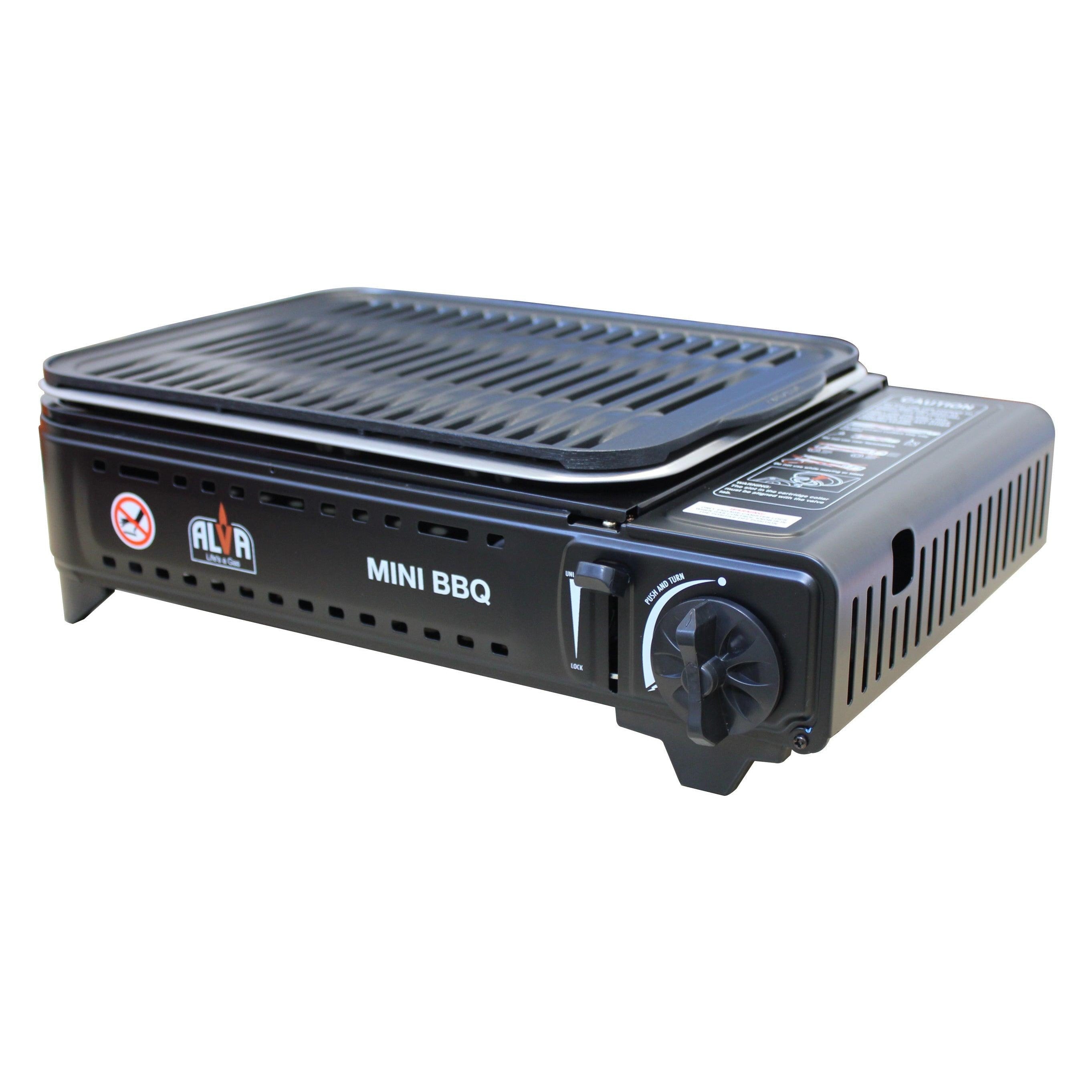 Butane Gas Canister Mini BBQ Cooker Stove + Carry Case