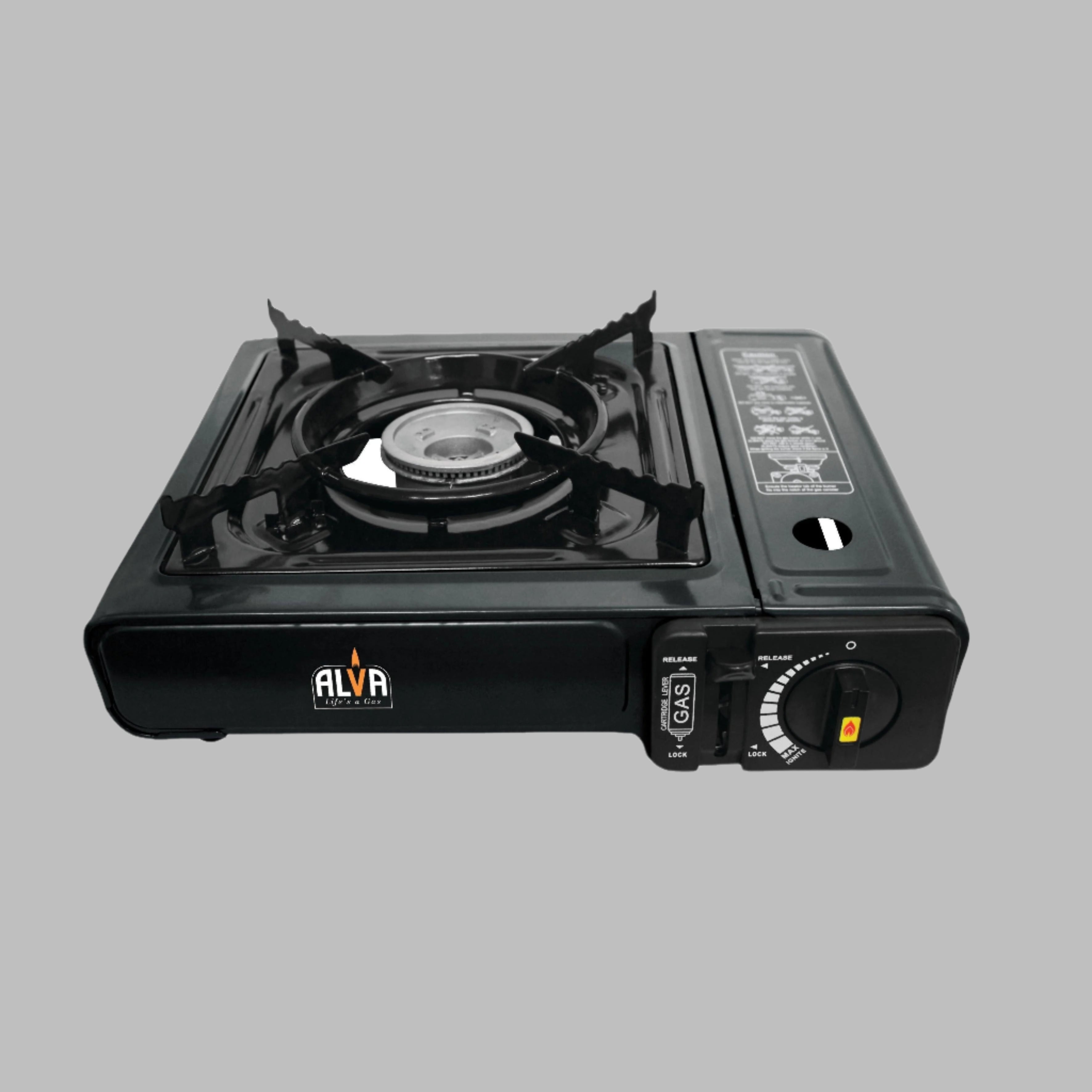 ALVA - SINGLE BURNER BUTANE CANISTER STOVE (CARRY CASE)