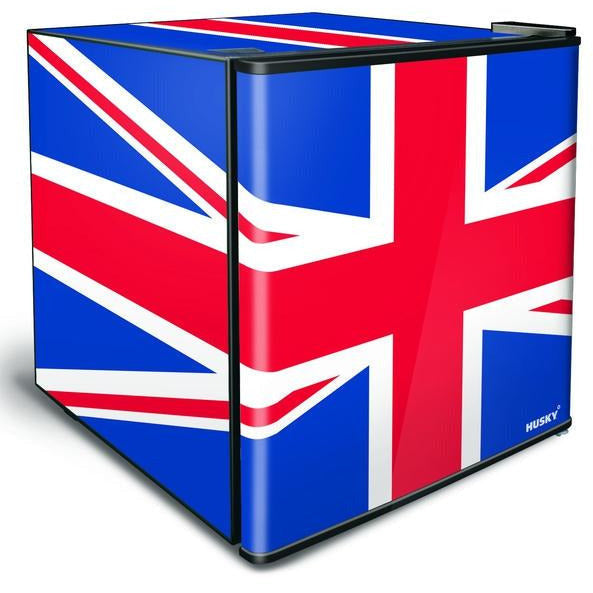 46L Counter-Top Beverage Cooler Solid Door - Union Jack Flag