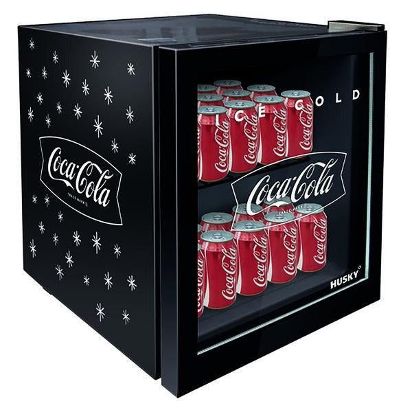 46L Counter-Top Beverage Cooler W/ Glass Door - Coca Cola - Black