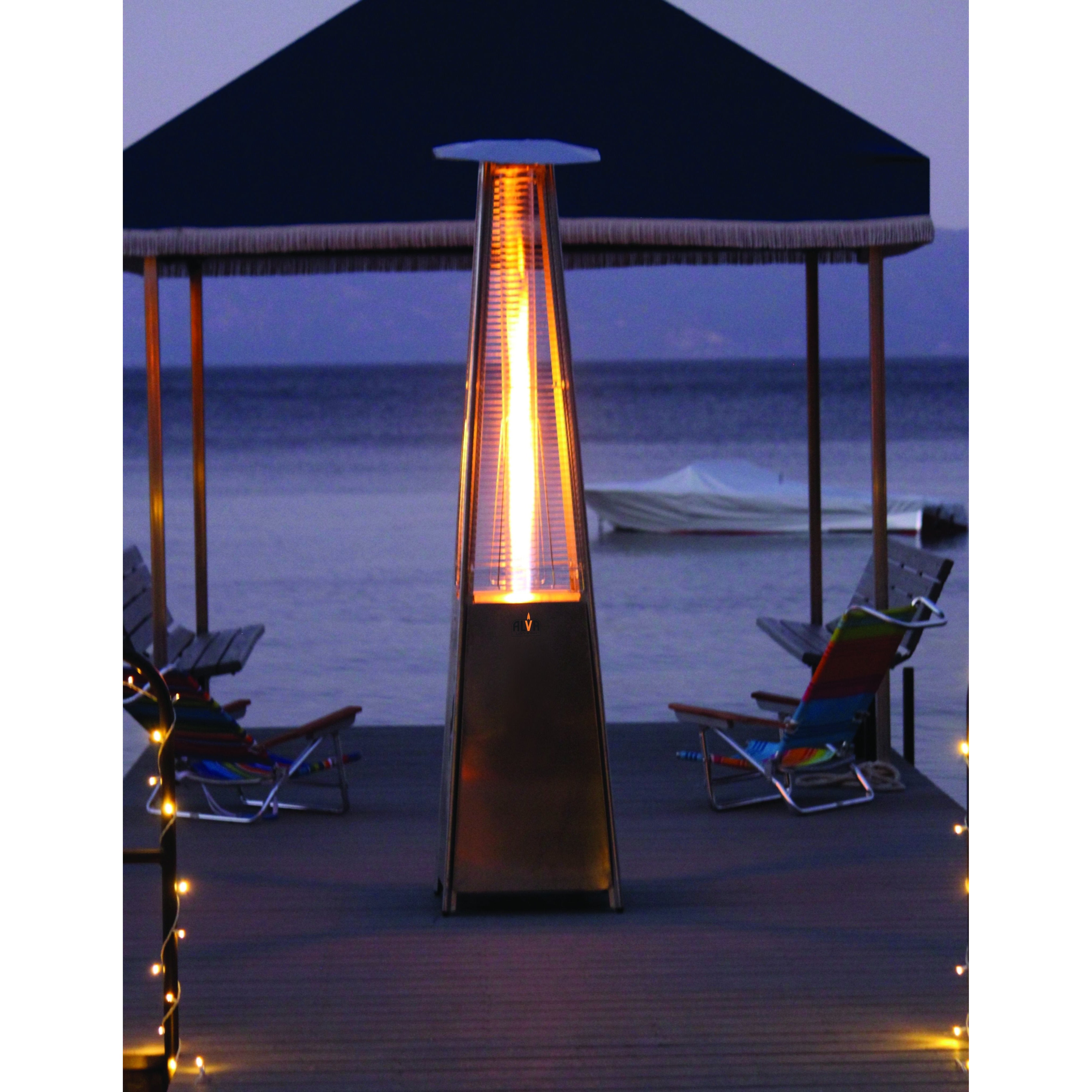 DESIGNER QUARTZ GLASS PATIO HEATER - Alva Lifestyle Retail