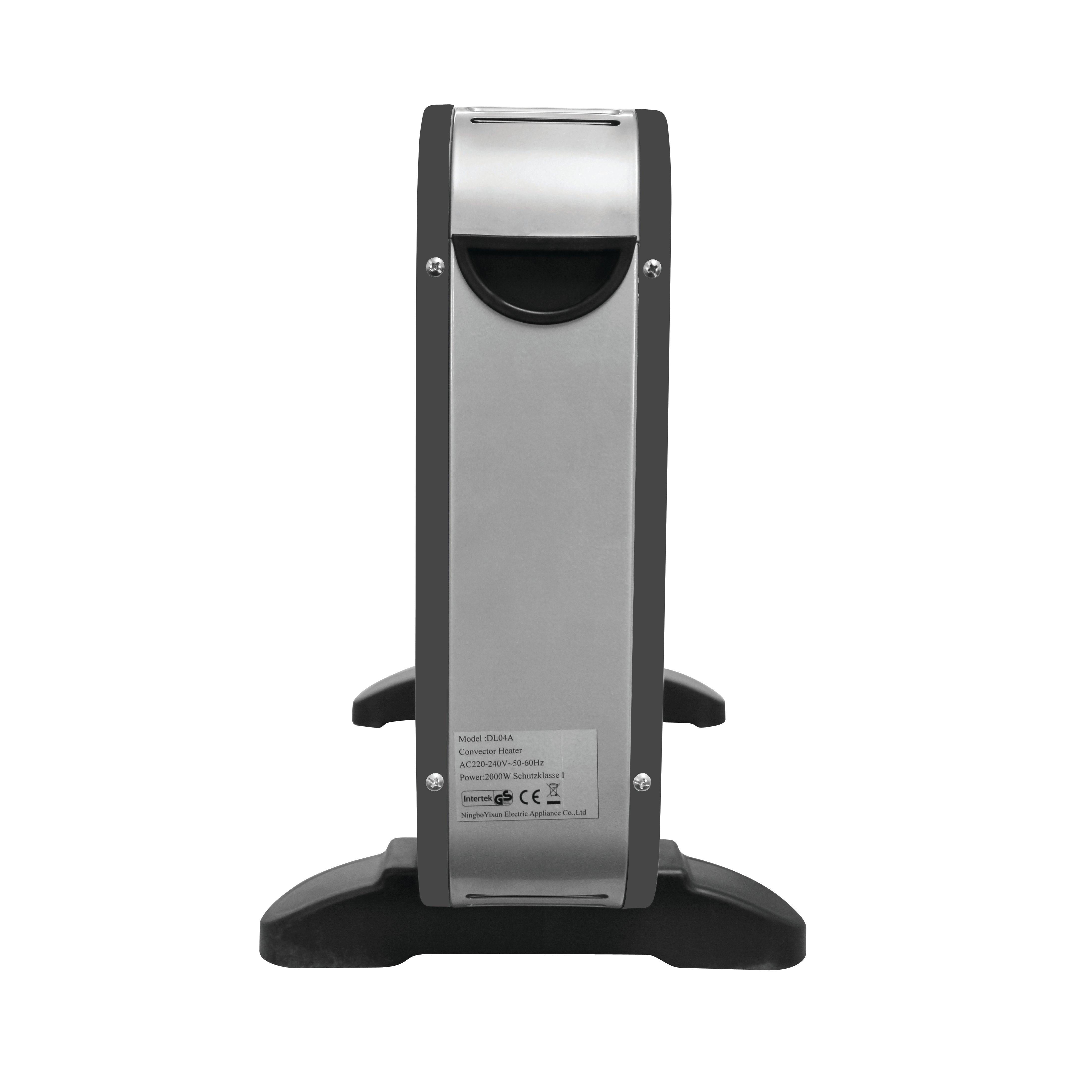 ELECTRIC CONVECTION HEATER - METALLIC GREY - Alva Lifestyle Retail