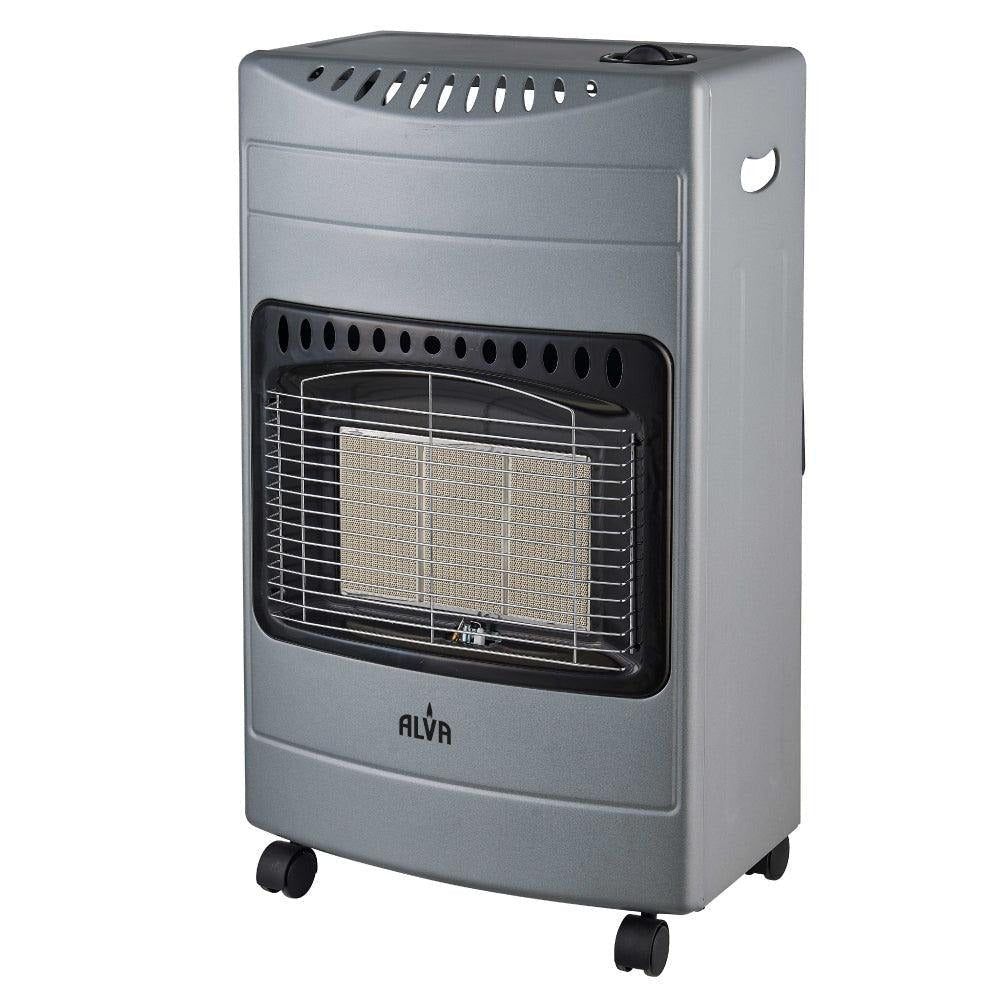 3-Panel Luxurious Infrared Radiant Indoor Gas Heater - Grey