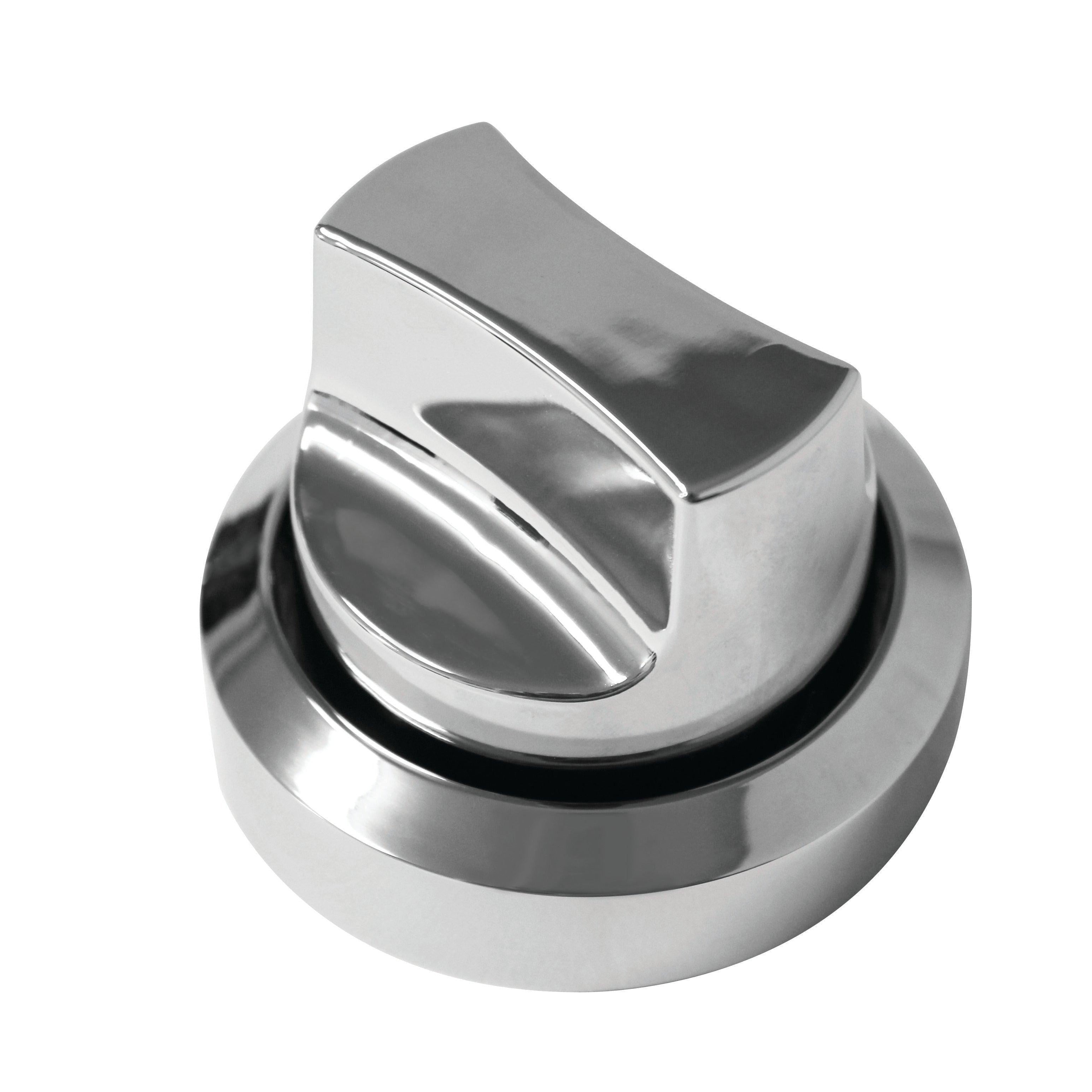 Control Knob Set - 3Pc - Silver