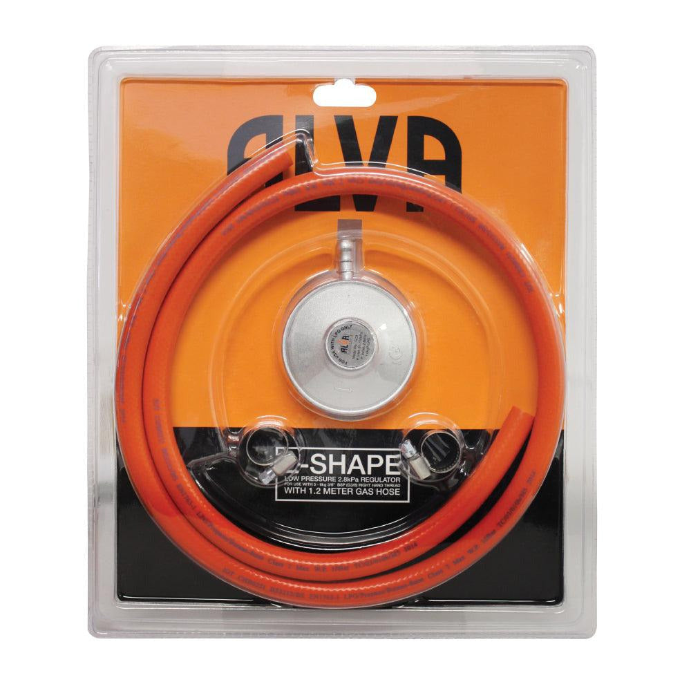 L-Shape Gas Regulator & 1.2m Hose Kit