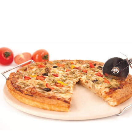 Pizza Stone 30cm With Lifter & Cutter