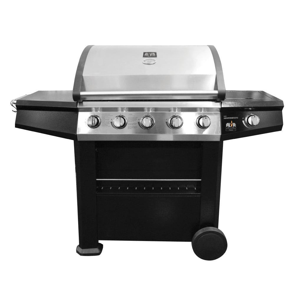 FINESSE 5-BURNER STAINLESS STEEL GAS BBQ WITH SIDE BURNER