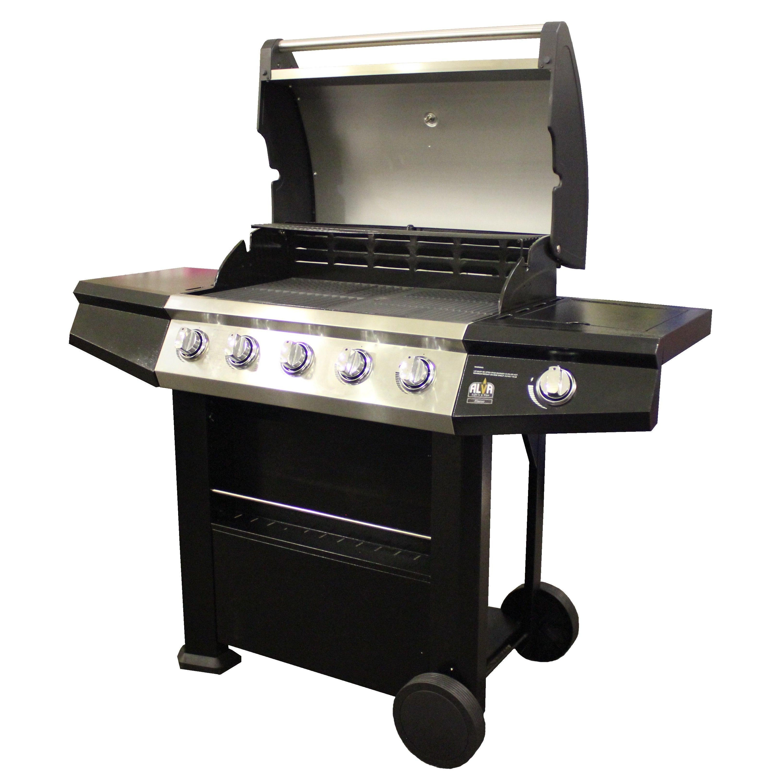 FINESSE 5 BURNER BBQ W/ SIDE BURNER - Alva Lifestyle Retail