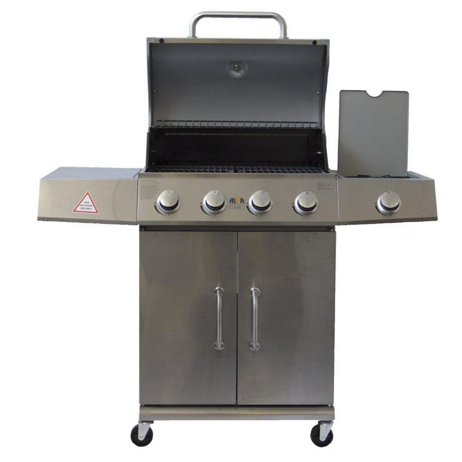 Kalahari 4 burner Stainless Steel Gas Bbq With Side Burner