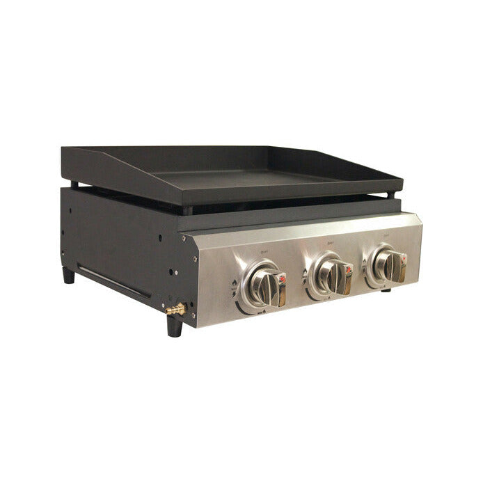 ALVA - ATACAMA TABLETOP 3 BURNER GAS PLANCHA & GRILL BBQ