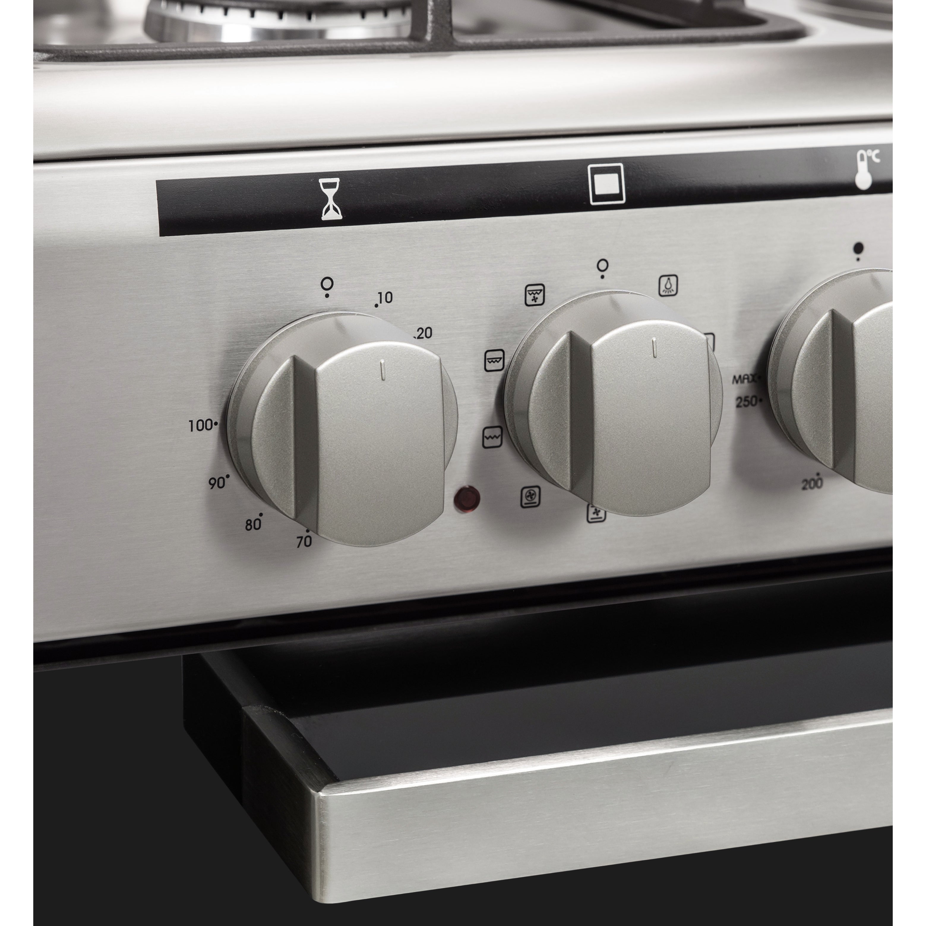 5-Burner Freestanding Gas Electric Cooker Combo