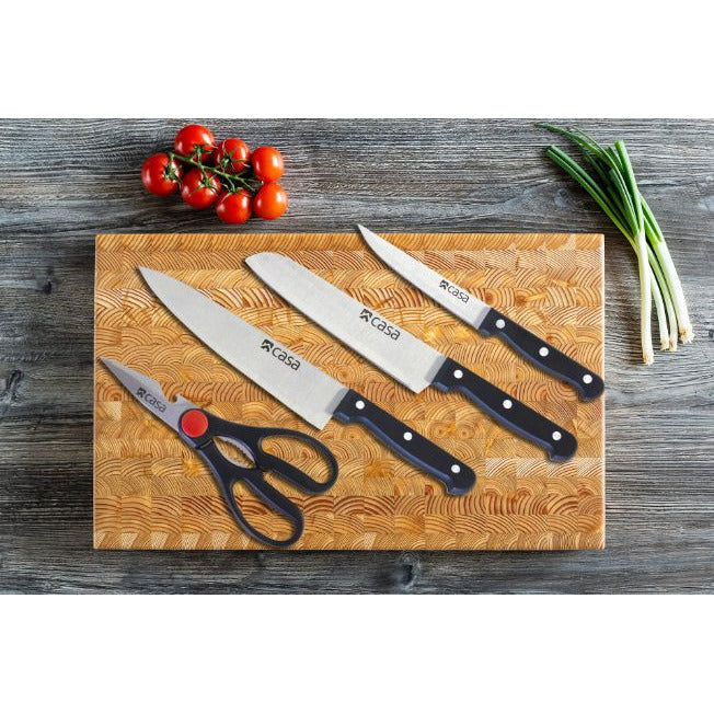 4Pc Knife and Food Shears Set - Treviso