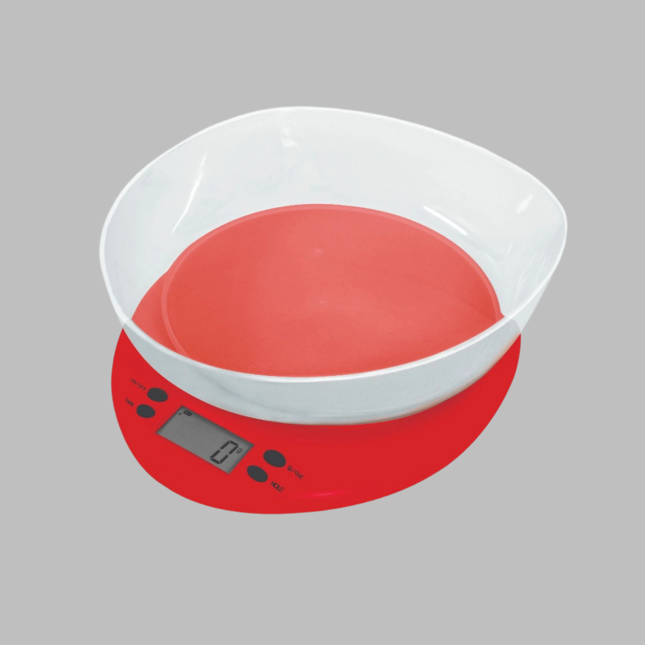 Kitchen Scale With Clear Bowl