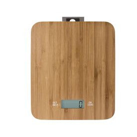 Kitchen Digital Scale - Bamboo - Clock & Timer