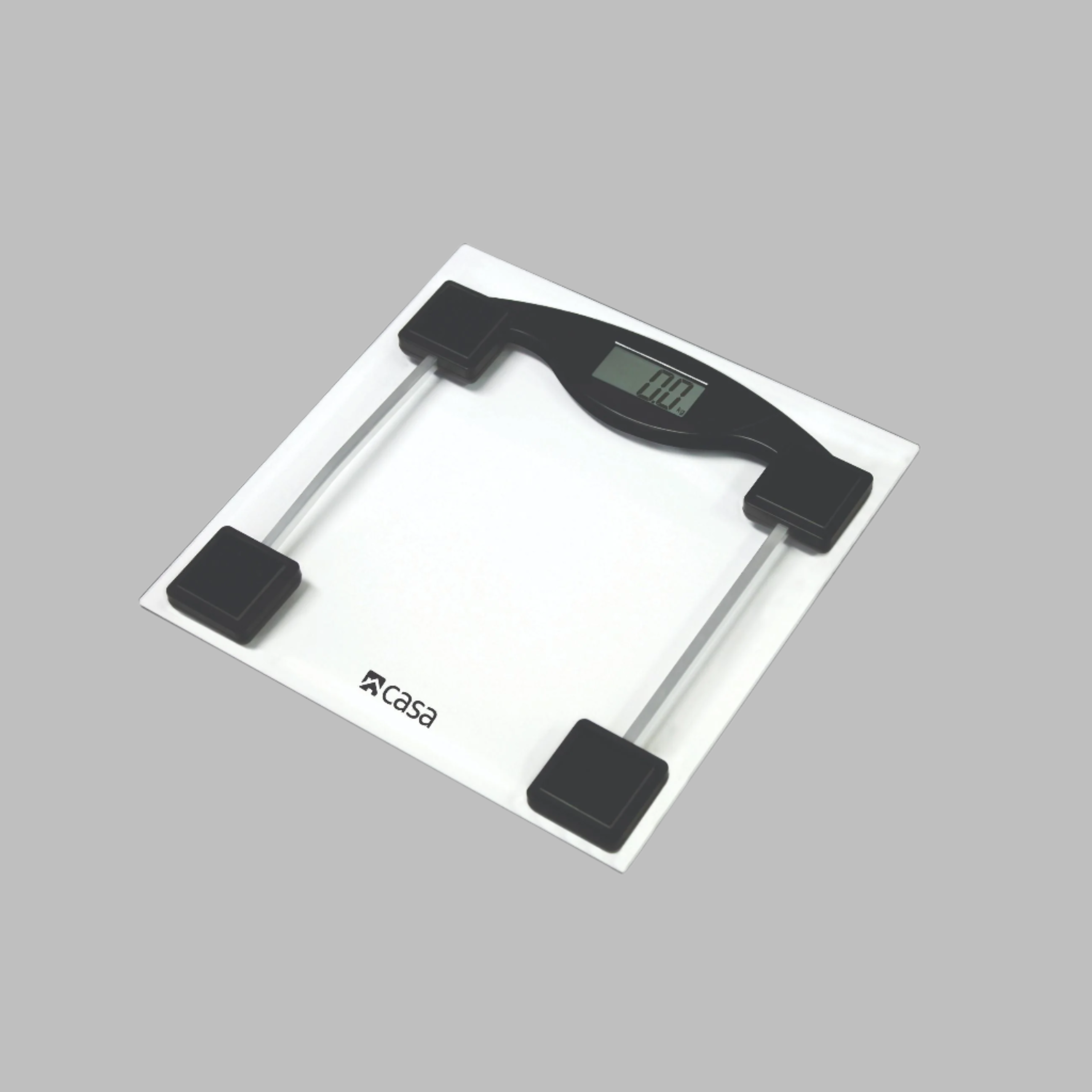 Electronic Bathroom Glass Scale - Ultra Flat