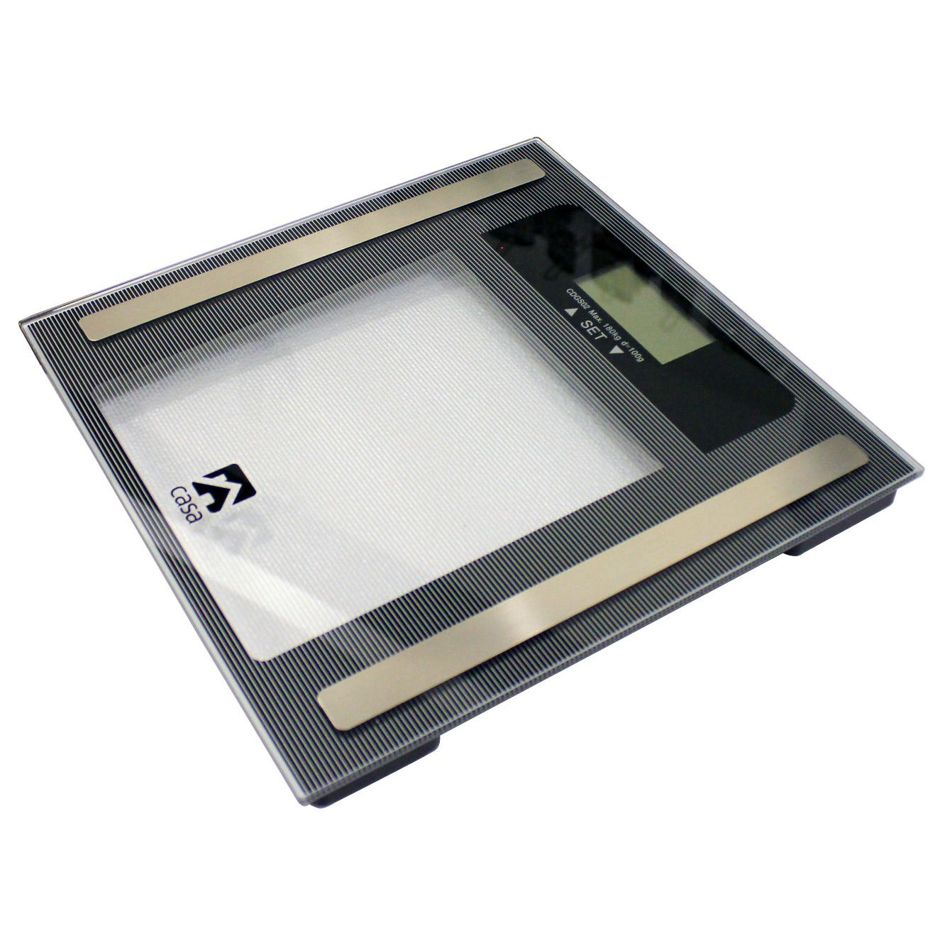 Electronic 7-In-1 Diagnostic Glass Bathroom Scale