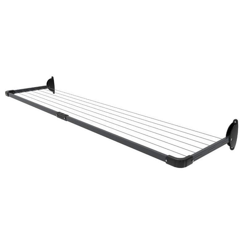 5-Line Slim Fold Down Wall Mounted Clothesline - 11M
