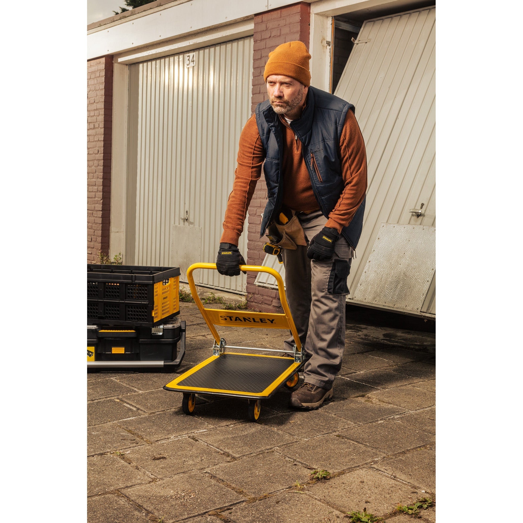 Platform Truck - Steel - Ball Bearing Wheels - 150Kg Capacity PC527L