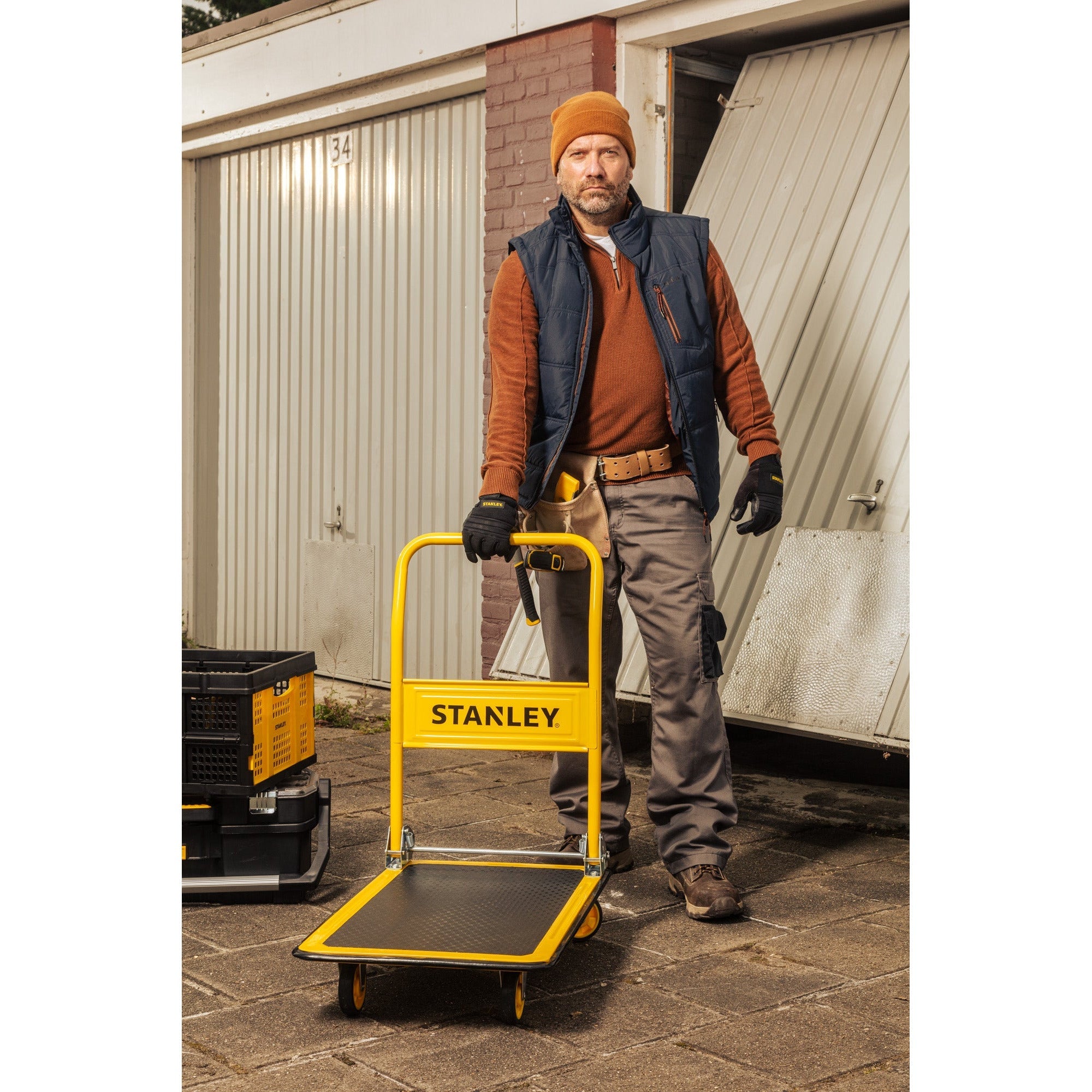 Platform Truck - Steel - Ball Bearing Wheels - 150Kg Capacity PC527L