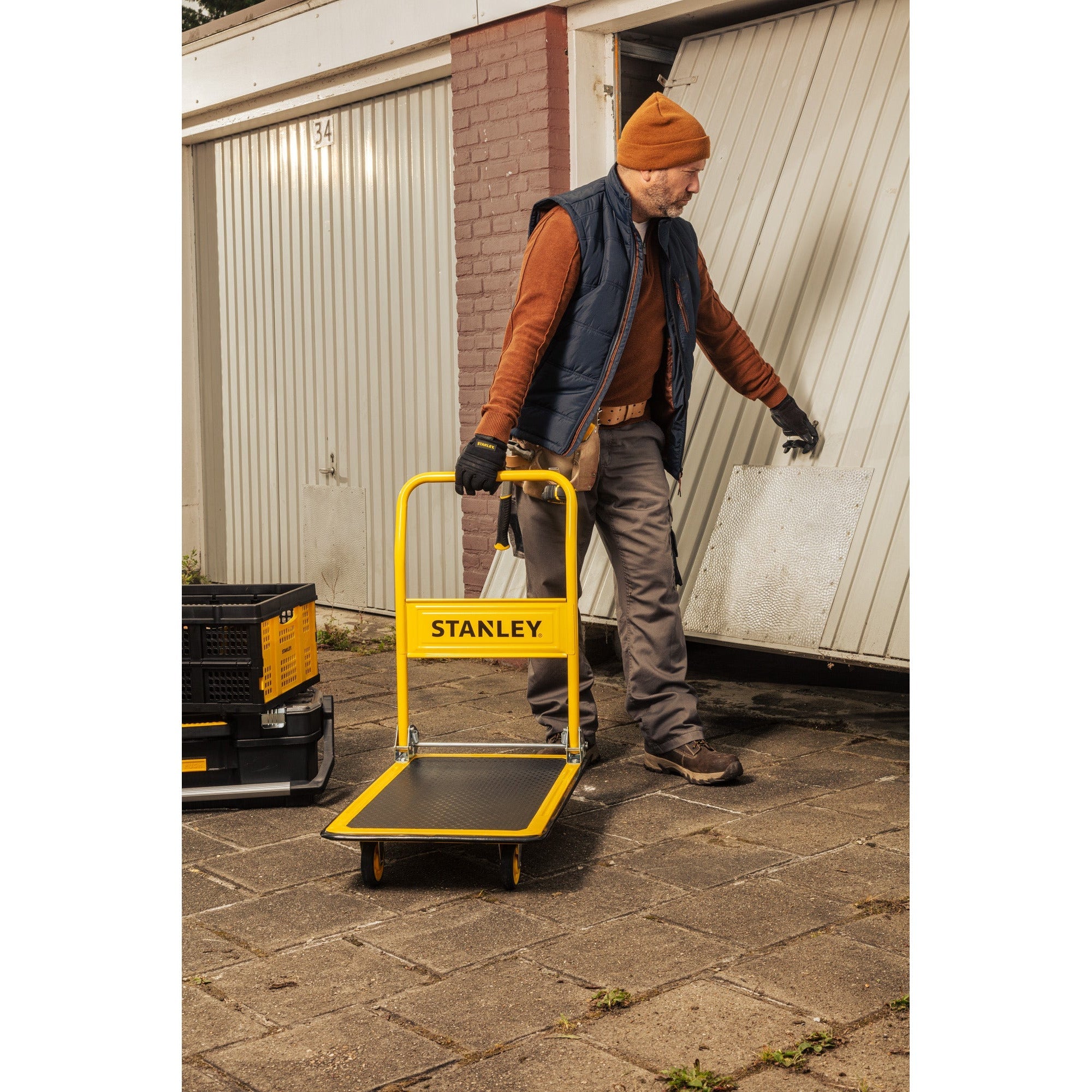 Platform Truck - Steel - Ball Bearing Wheels - 150Kg Capacity PC527L