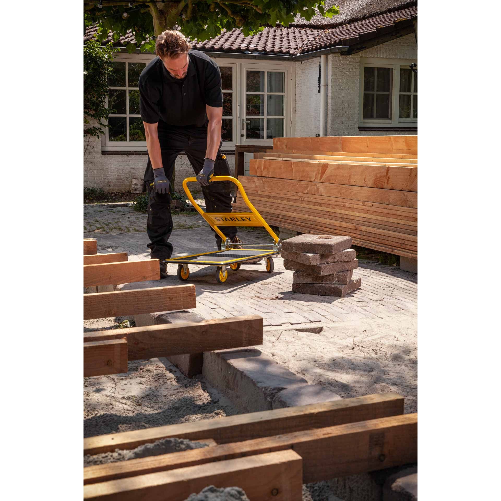 Platform Truck - Steel - Ball Bearing Wheels - 150Kg Capacity PC527L