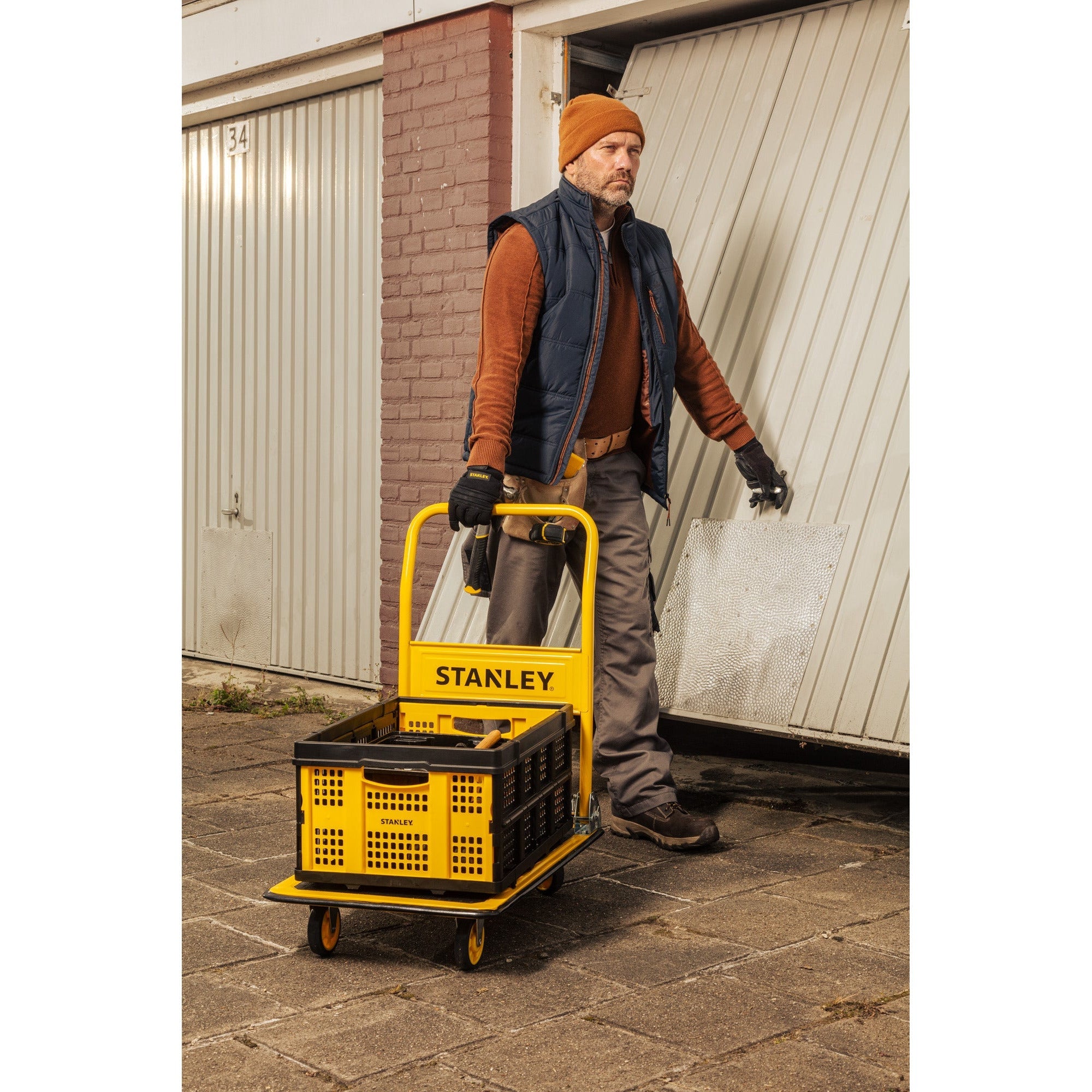 Platform Truck - Steel - Ball Bearing Wheels - 150Kg Capacity PC527L