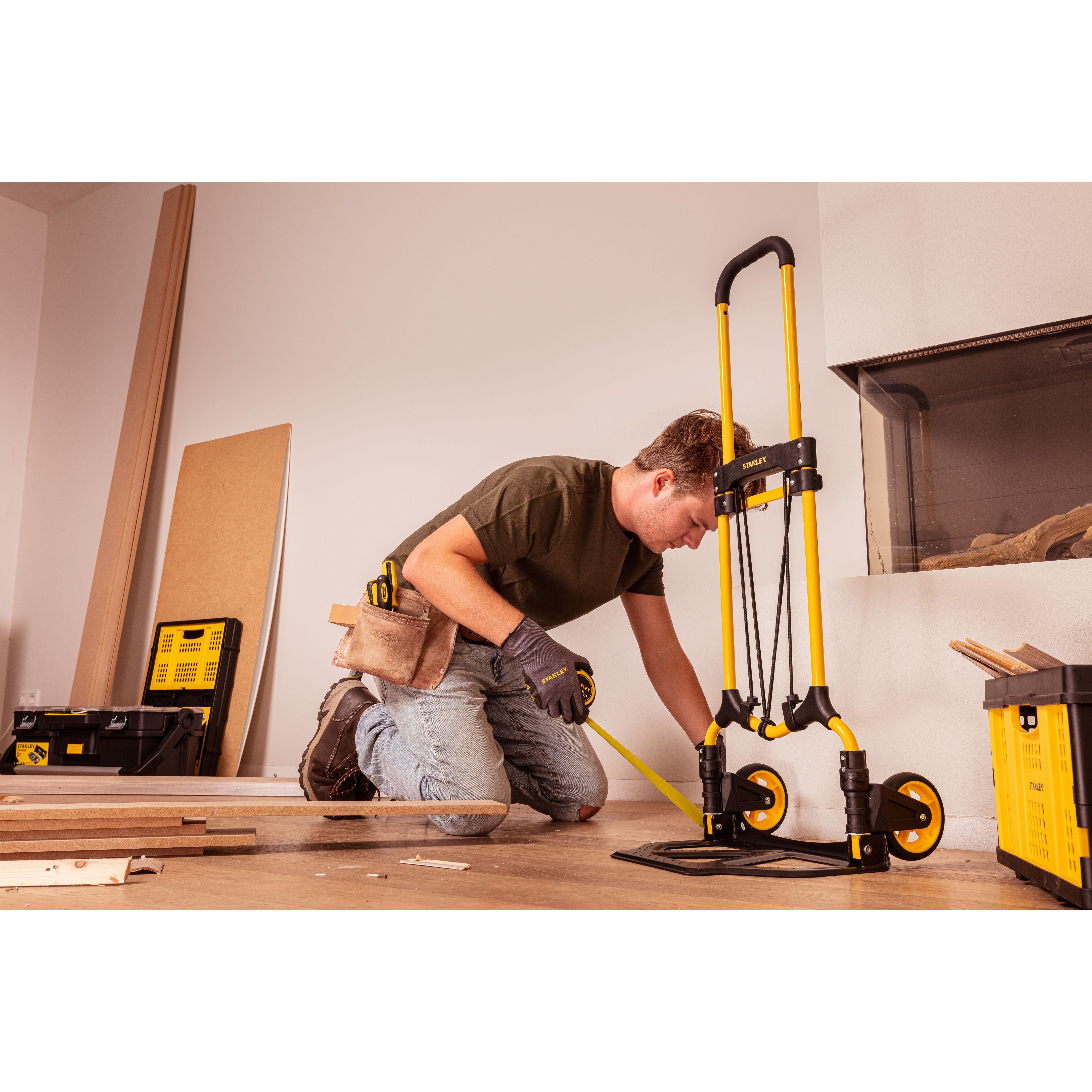 Folding Hand Truck - 70Kg Capacity - Steel & Plastic Ft582