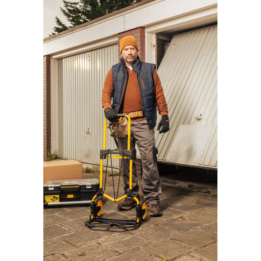 Folding Hand Truck - 100Kg Capacity - Steel & Plastic Ft582