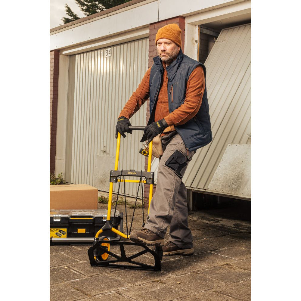 Folding Hand Truck - 100Kg Capacity - Steel & Plastic Ft582