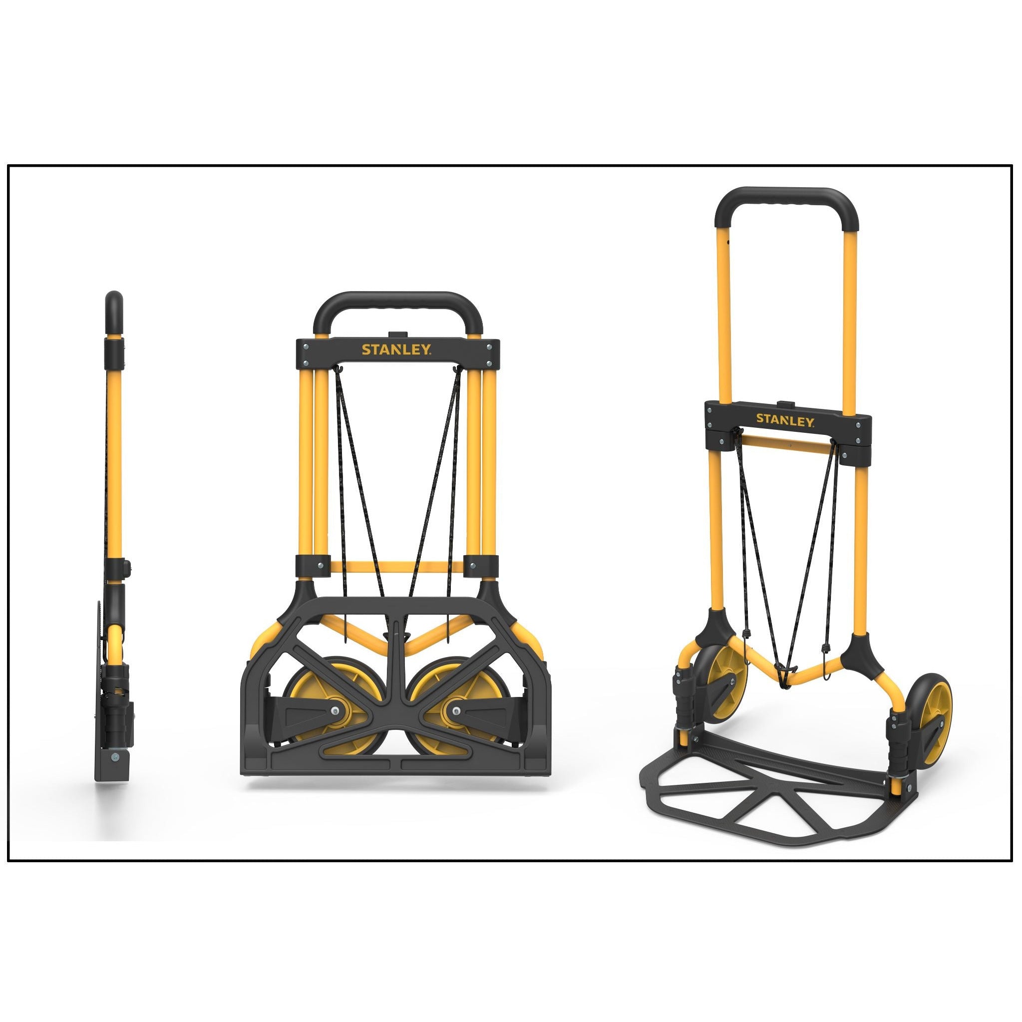 Folding Hand Truck - 100Kg Capacity - Steel & Plastic Ft582