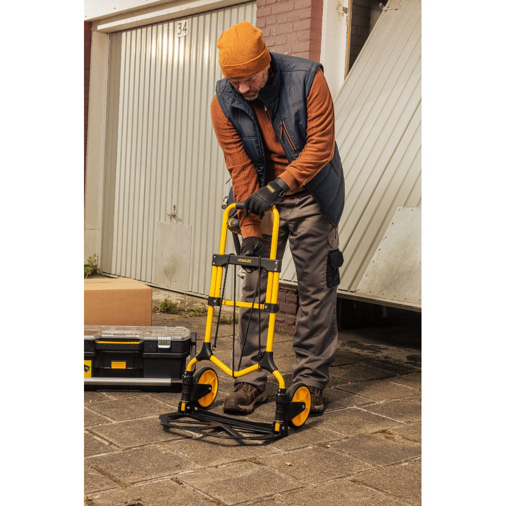 Folding Hand Truck - 100Kg Capacity - Steel & Plastic Ft582