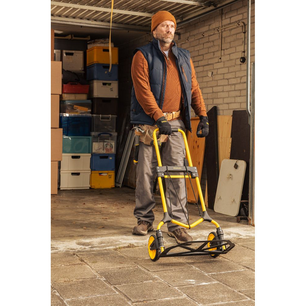 Folding Hand Truck - 100Kg Capacity - Steel & Plastic Ft582