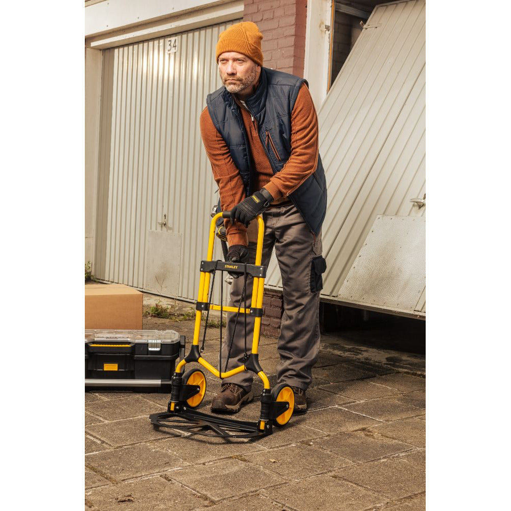 Folding Hand Truck - 100Kg Capacity - Steel & Plastic Ft582