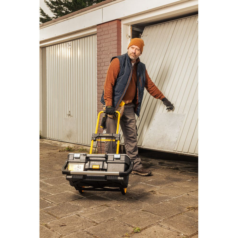 Folding Hand Truck - 100Kg Capacity - Steel & Plastic Ft582