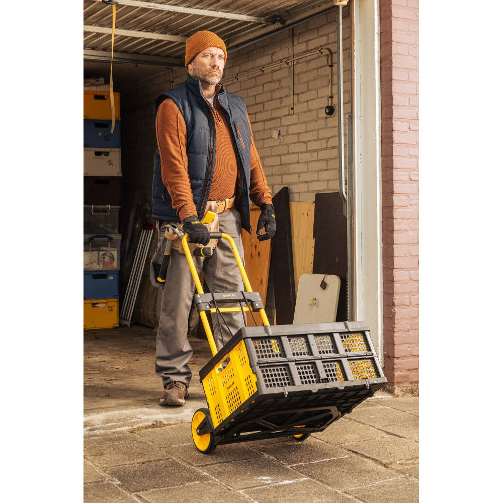 Folding Hand Truck - 100Kg Capacity - Steel & Plastic Ft582