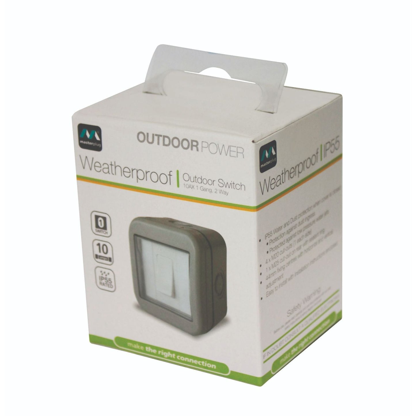 IP55 SINGLE 2-WAY OUTDOOR SWITCH