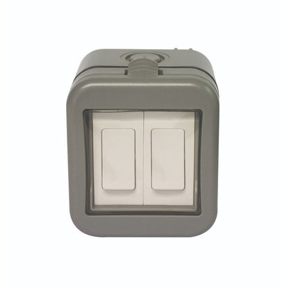 IP55 DOUBLE 2-WAY OUTDOOR SWITCH