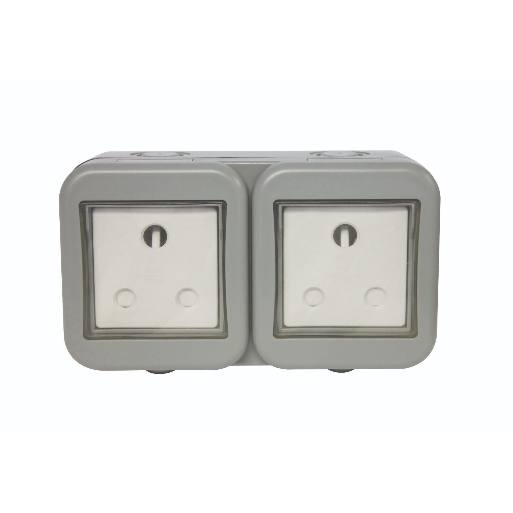 IP55 Double Unswitched 16A Sa Outdoor Socket (2 x 3 Pin)