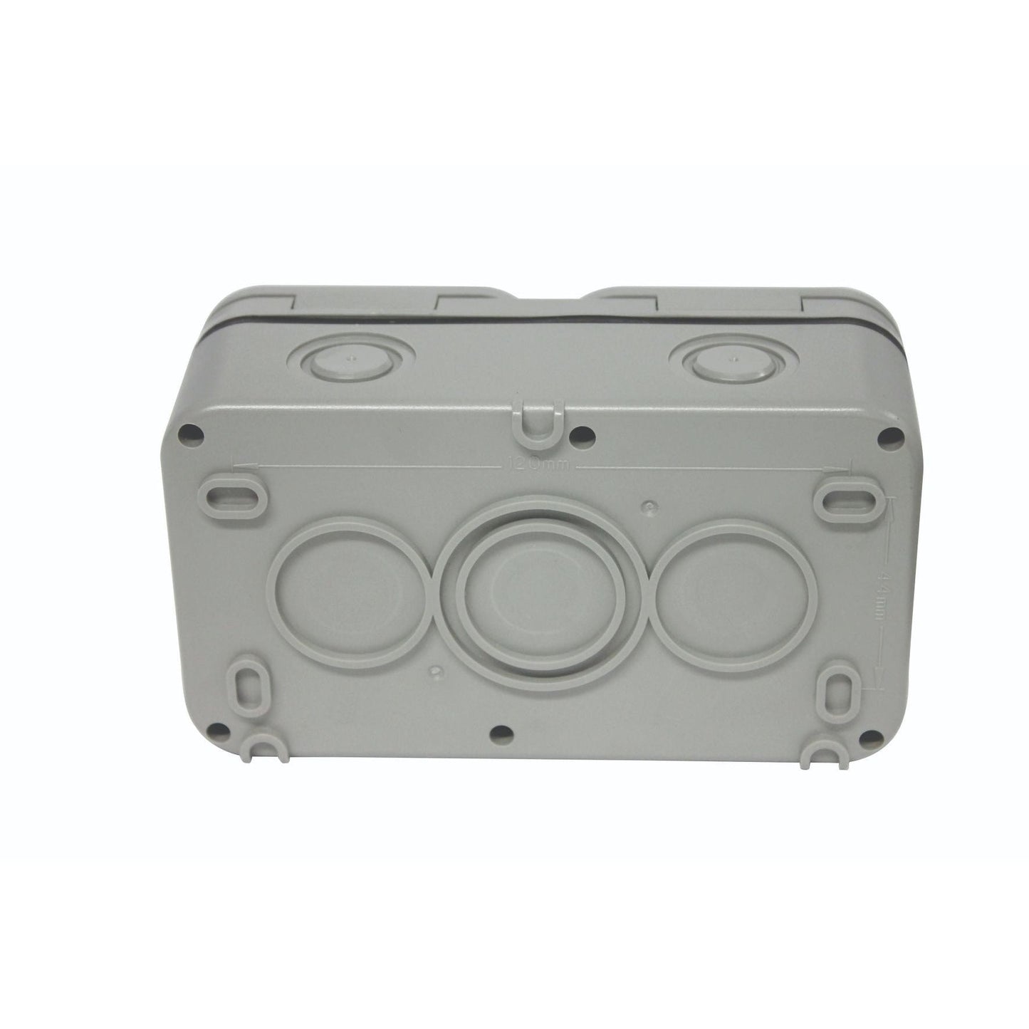 IP55 DOUBLE UNSWITCHED 16A SA OUTDOOR SOCKET (2 X 3 PIN)