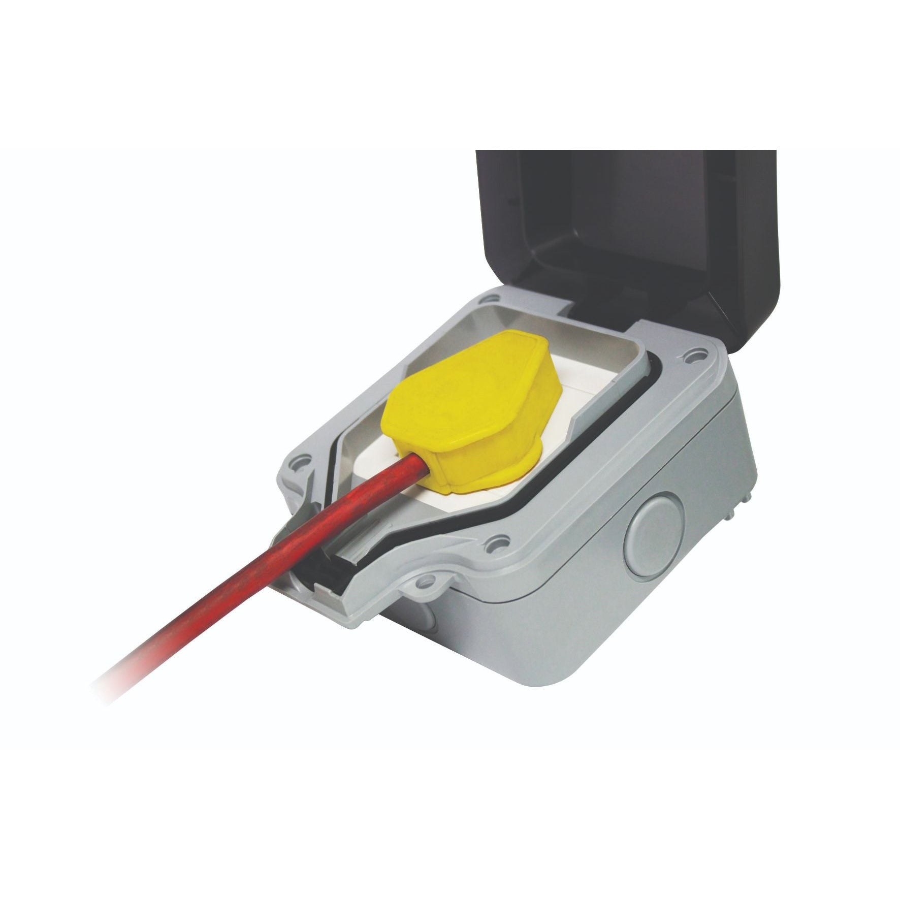 IP66 Single Unswitched 16A Sa Outdoor Socket (1 x 3 Pin)