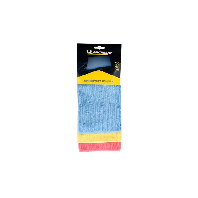 MICROFIBER TERRY AUTOMOTIVE CLEANING CLOTH 3PC SET