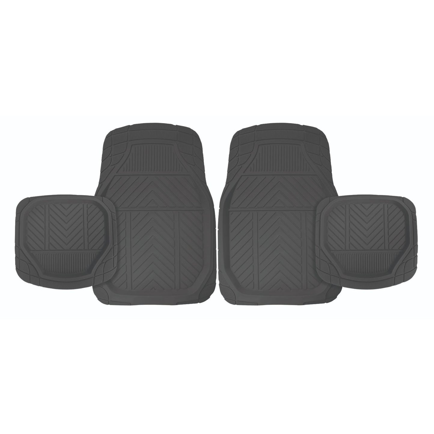 4PC DEEP TROUGH CAR FLOOR MAT SET