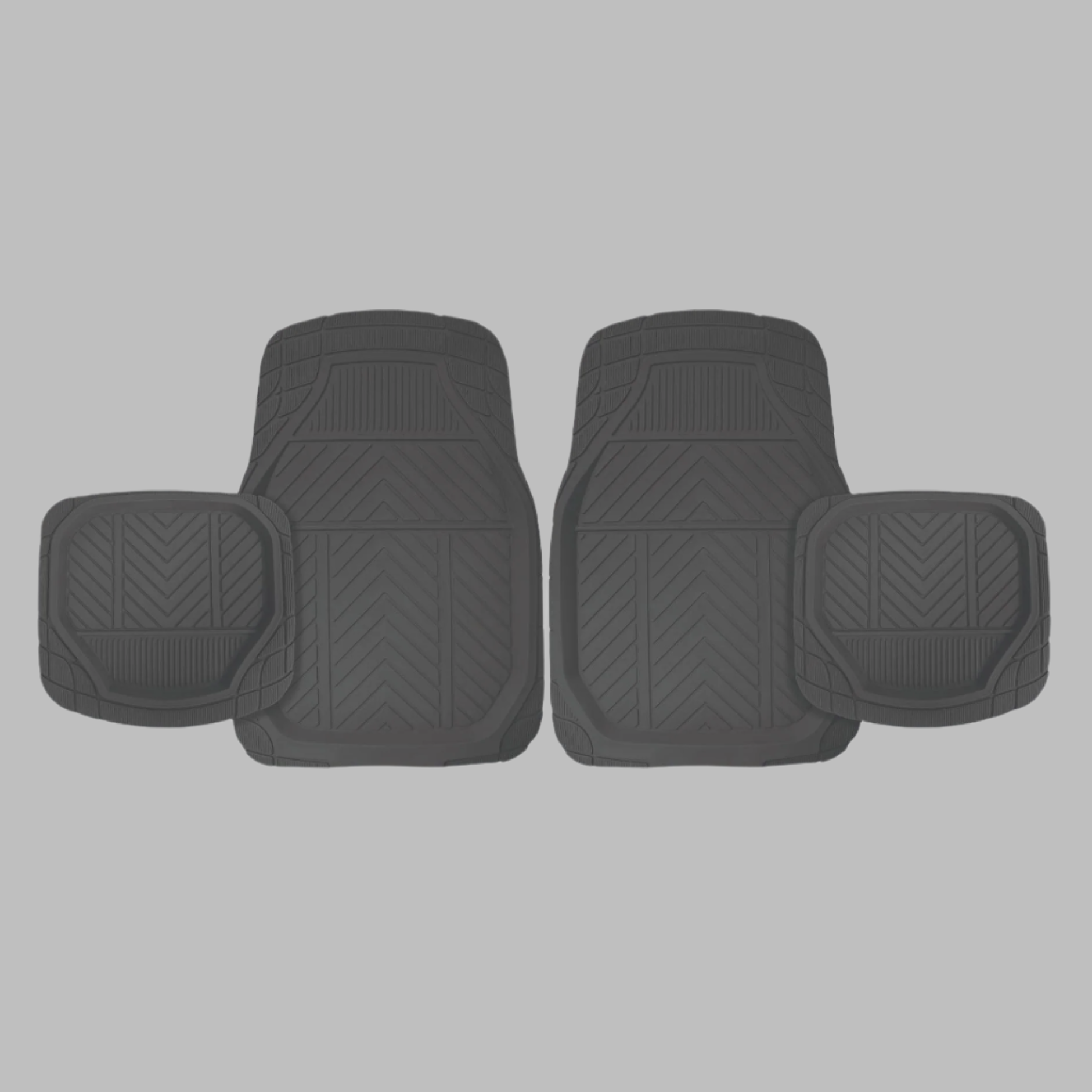 Car Mat 4Pc Set - Deep Trough