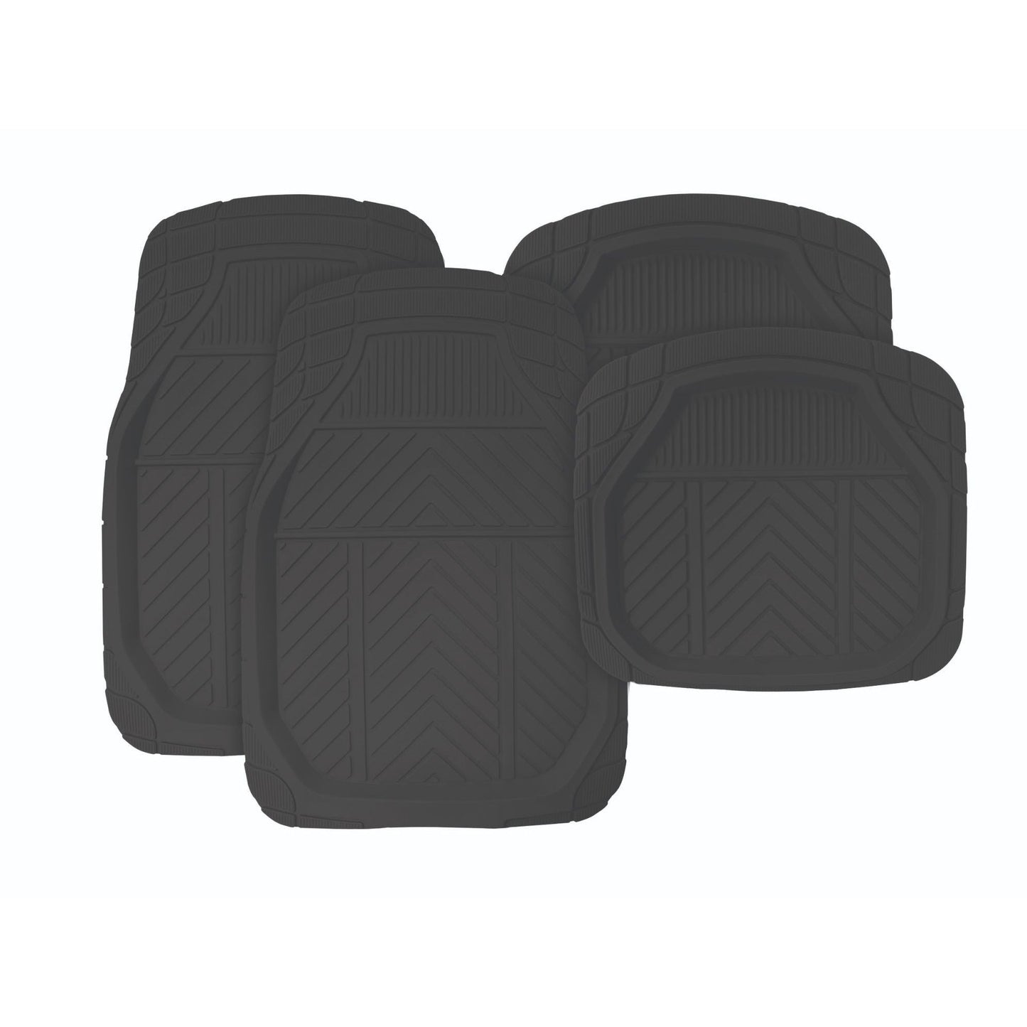 4PC DEEP TROUGH CAR FLOOR MAT SET