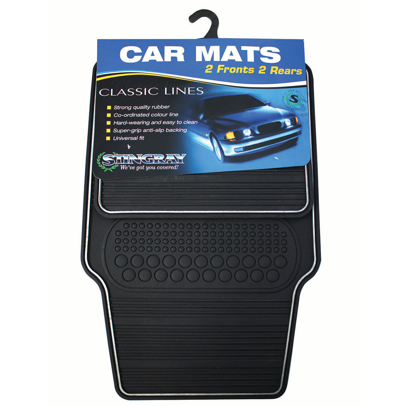 Heavy Duty Classic Car Mat 4Pc Set
